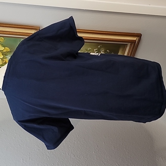 BULLDOG graphic tee navy blue Dawg Strong Gildan brand Size large - Picture 6 of 11